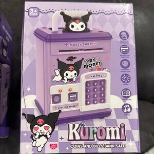 Kuromi Purple Coin Bank for Kids